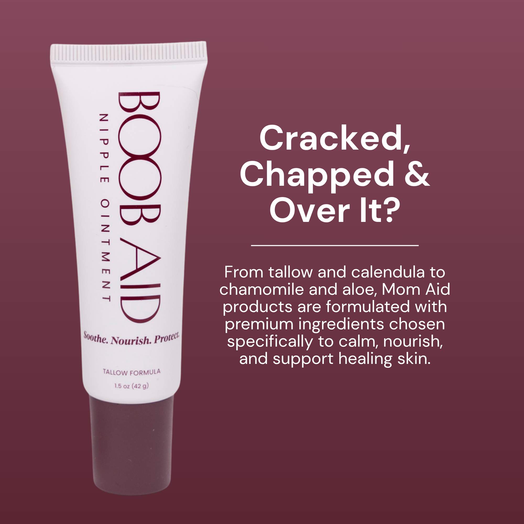 Boob Aid Nipple Ointment Tallow Formula