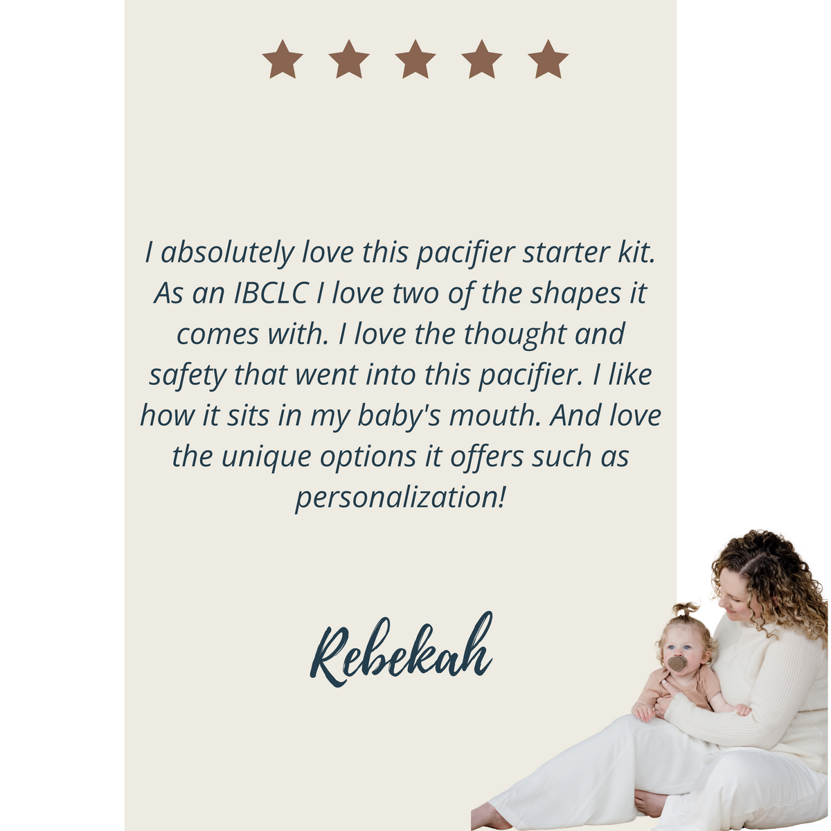Plastic-Free Pacifier Sample Kit | Heirloom