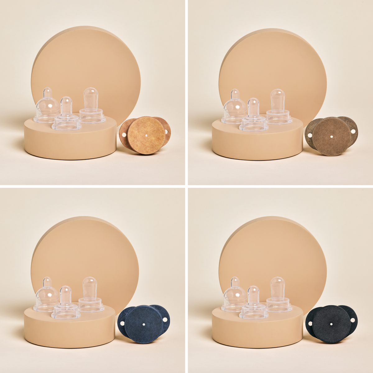 Plastic-Free Pacifier Gift Set, 4 Kits | Heirloom